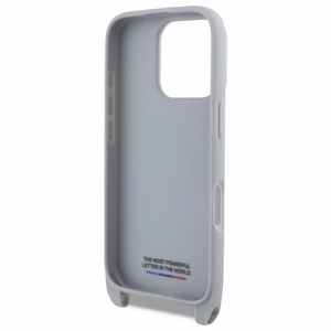 BMW M Edition Carbon Stripe & Strap iPhone 16 Pro Case - Gray