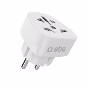 Adapteris no Shucko/DE sienas kontaktdakšas uz universālo kontaktdakšu