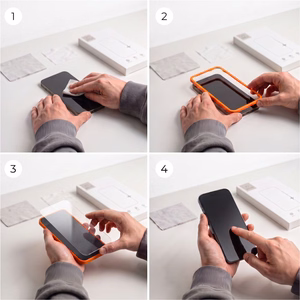 Tech-Protect Easy Set+ 2 daļu rūdīta stikla aizsargu komplekts ekrānam un kameras objektīviem modelim iPhone 18 Pro Max