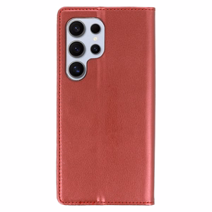 Gudrais magnētiskais viedtālruņa apvalks Xiaomi Redmi Note 12 Pro Plus - bordo
