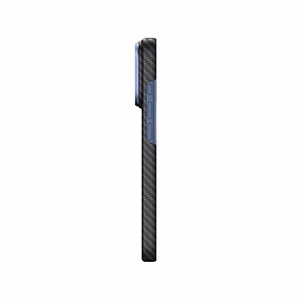 AmazingThing Titan Max Lens maciņš modelim iPhone 18 Pro Max, no aramīda šķiedras, ar kameras aizsargu, saderīgs ar MagSafe – krāsa: zila
