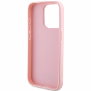 Guess GUHCP15XPSAIRSP iPhone 15 Pro Max 6.7" apvalks Saffiano Iridescent Script - rozā