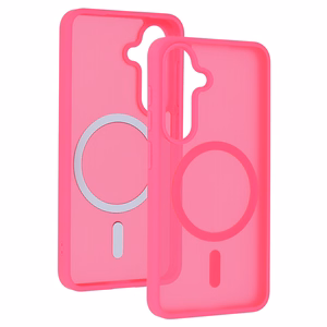 Tel Protect Aura Matte Magsafe maciņš Samsung Galaxy S25/S24, spilgti rozā