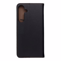 SMART PRO Grāmatas ādas viedtālruņa apvalks SAMSUNG S25 Plus melns