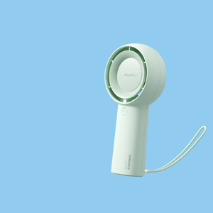 Jisulife rokas ventilators 5 Plus 4000mAh mini pūtējs pārnēsājams ventilators - zaļš