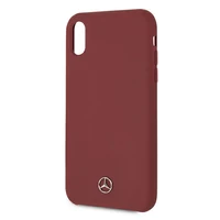 Mercedes Silikona līnija vāciņš iPhone XR - sarkans