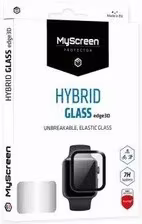 Hibrīda stikls MyScreen DIAMOND HybridGLASS edge3D EA melns SmartWatch Apple Watch 6/SE 44mm