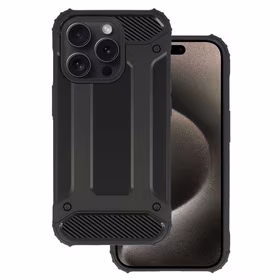 Bruņu Oglekļa Viedtālruņa apvalks Iphone 15 Pro Melns