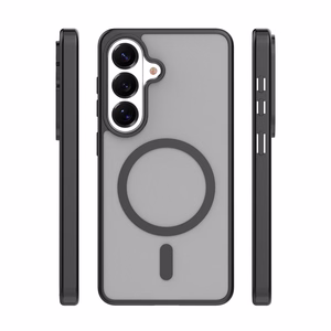 Mag Matt maciņš Samsung Galaxy A16 4G / A16 5G / A17 4G / A17 5G melns liels caurums