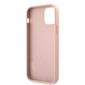 Guess GUHCP12LRSAVSRG iPhone 12 Pro Max 6.7" pink/pink hardcase Saffiano Vintage Script
