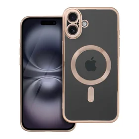 ELECTRO MAG COVER magnētiskais viedtālruņa apvalks, savietojams ar MagSafe, paredzēts IPHONE 16 Plus, brūnā krāsā