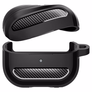 Spigen Rugged Armor viedtālruņa apvalks Samsung Galaxy Buds 3 / 3 Pro - melns