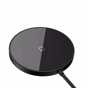 Беспроводное зарядное устройство Baseus Simple Mini 3 15W MagSafe чёрное CCJJ040001