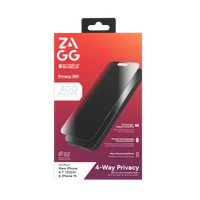 ZAGG InvisibleShield Glass Elite Privacy 360 aizsargstikls iPhone 15/16 viedtālrunim