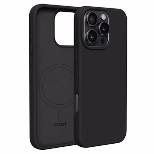 Etteri Silicone Mag case for iPhone 16 Pro 6.3" black