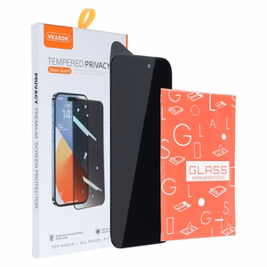 6D Pro Veason Privātuma stikls (m) - skirtas Iphone 15 Pro melns (m)