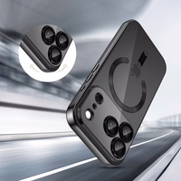 Tech-Protect MagFlex Magnētiskais viedtālruņa apvalks iPhone 17 Pro Max - caurspīdīgs melns