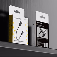 Wozinsky WOTGY1S USB-C 3.0 (vīriešu) - USB-A 3.0 (sieviešu) OTG adapteris - melns