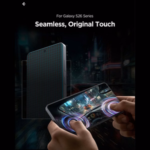 Spigen Glas.Tr Ez Fit Pro HD rūdīts stikls priekš Samsung Galaxy S26