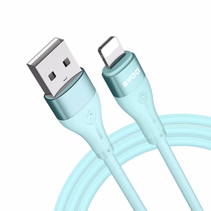 BWOO Kabelis USB - Lightning 1m 3A Minimālistisks silikons balts X280L