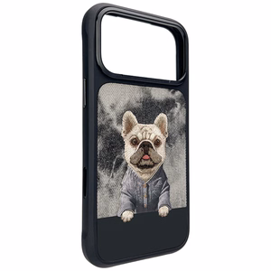 Nimmy Gentle Pets Series Dog MagSafe maciņš iPhone 17 Pro melns