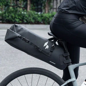Rockbros AS-157 RideMate ūdensizturīga velosipēda sēdekļa soma – krāsa: melna