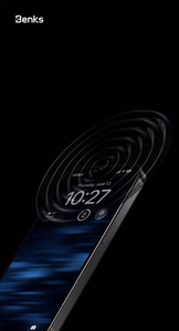 Benks Aizsargstikls Glass Warrior safīra danga LS65 iPhone 16 Pro Max ar plānu malu melns (m)