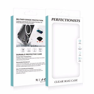 Perfectionists Caurspīdīgs magnētiskais futrālis Apple iPhone 15 Pro, caurspīdīgs