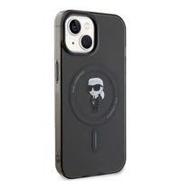 Karl Lagerfeld IML Ikonik MagSafe apvalks iPhone 15 - melns