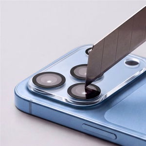 Caurspīdīgs Tech-Protect Cam Fit+ rūdīta stikla kameras aizsargs Apple iPhone 18 Pro tālrunim