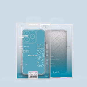 Nillkin Nature Pro viedtālruņa apvalks iPhone 14 Pro, bruņu vāciņš, caurspīdīgs