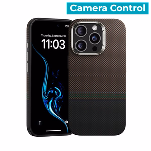 Benks Magnētiskais Armor Pro Prestige Kevlar 600D apvalks (Y065) Iphone 16 Pro (Kameras vadības poga)