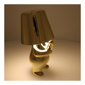 Galda lampa pie gultas GOLD MAN Art Deco stāvošs (versija 3) MLTL