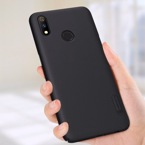 Nillkin Super Frosted Shield vāciņš ierīcei Realme 3 Pro / Realme X Lite, melns