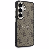 Guess maciņš 4G Embossed Ring MagSafe for Samsung Galaxy S26 Plus brūns