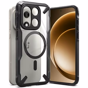 Ringke Fusion X Magnetic MagSafe macins priekš OnePlus 15 - Caurspidigs melns