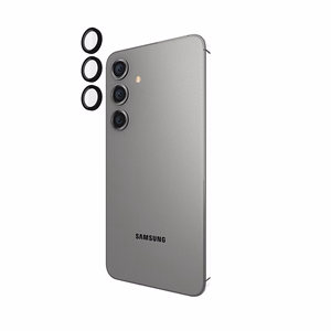 Case-Mate Aluminum Ring Lens Protector kameras lēcu aizsargstikls ierīcei Samsung Galaxy S24, melns