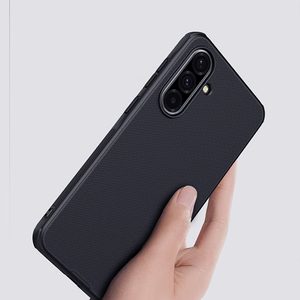 Nillkin Super Frosted Shield Pro viedtālruņa apvalks Samsung Galaxy A36 5G - melns