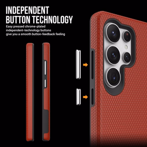 Perfekcionistu trīsstūra korpuss Samsung S938 S25 Ultra red