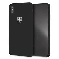 Ferrari cieta viedtālruņa apvalks iPhone Xs Max - melns/melns Silikona Off Track