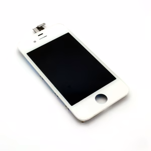 LCD ekrāns Apple iPhone 4 ar skārienjūtīgo ekrānu, balts, augsta kopija