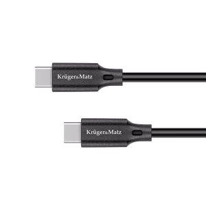 Kruger&Matz Basic USB-C–USB-C kabelis, 100 W, 1 m