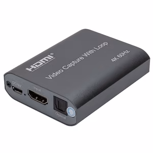 Video Capture ar Loop HDMI USB2.0, 4K 60Hz