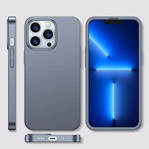 Joyroom 360 Full Чехол передняя и задняя крышка для iPhone 13 Pro + закалённое стекло серый (JR-BP935 tranish)