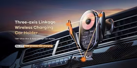 CAR HOLDER REMAX RM-C17 15W BEZVADU melns