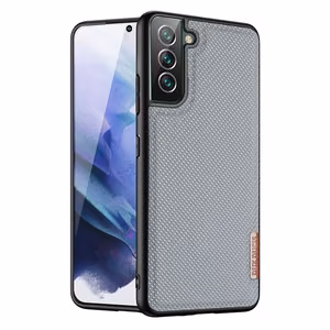 Dux Ducis Fino vāciņš ir izgatavots no neilona materiāla Samsung Galaxy S22 + (S22 Plus) zils