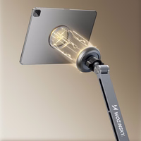 Wozinsky WTY0YS1 magnētiskais turētājs, 360° rotējošs, ciets, tālrunim un planšetdatoram - pelēks