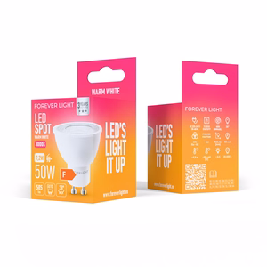 Forever Light LED Bulb GU10 38° 7.2W 585lm 3000K class F