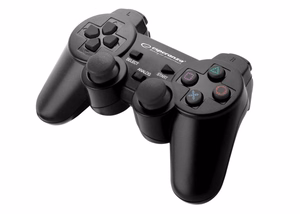 Esperanza EGG107K spēļu kontrolieris Gamepad PC, Playstation 3 analogais / digitālais USB 2.0 melns
