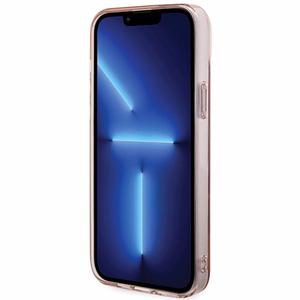 Viedtālruņa apvalks Karl Lagerfeld IML Choupette Magnētiskais MagSafe iPhone 15 Plus - rozā (m)